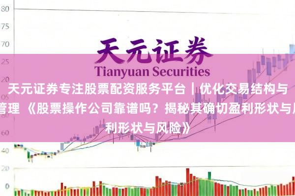 天元证券专注股票配资服务平台｜优化交易结构与资金管理 《股票操作公司靠谱吗？揭秘其确切盈利形状与风险》