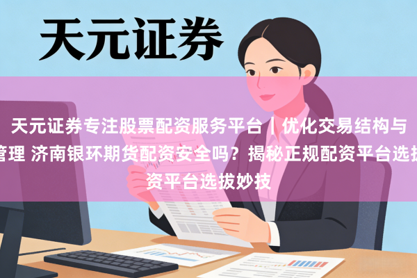 天元证券专注股票配资服务平台｜优化交易结构与资金管理 济南银环期货配资安全吗？揭秘正规配资平台选拔妙技