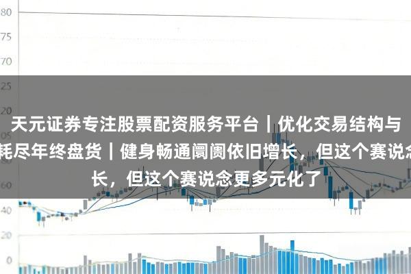 天元证券专注股票配资服务平台｜优化交易结构与资金管理 大耗尽年终盘货｜健身畅通阛阓依旧增长，但这个赛说念更多元化了