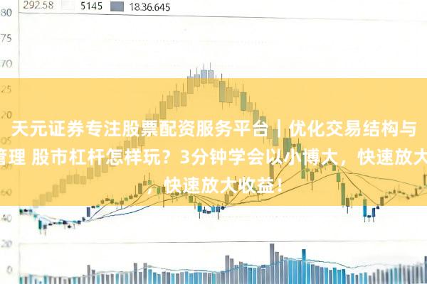 天元证券专注股票配资服务平台｜优化交易结构与资金管理 股市杠杆怎样玩？3分钟学会以小博大，快速放大收益！